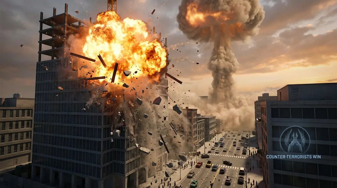 Operators engaging in a firefight in the jungle of Ancient